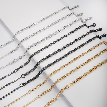 Contemporary Oval Link Chain Necklace Acalora