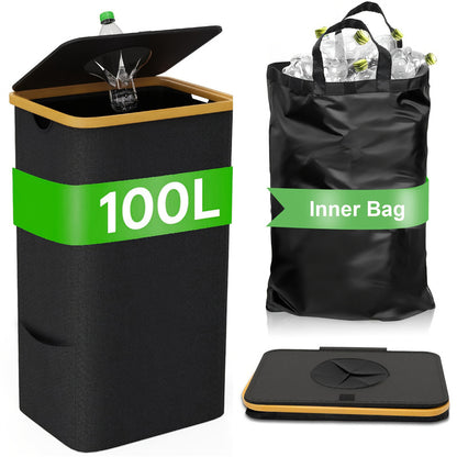 Practical waste and recycling container Acalora