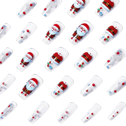 Christmas-Themed 3D Nail Art Acalora