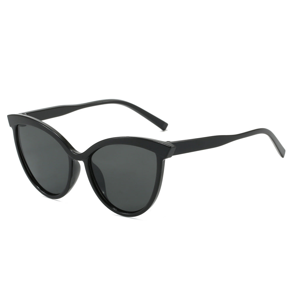 Ladies Elegant Cat-Eye Sunglasses with UV Protection and High-Quality Frame Bowlift