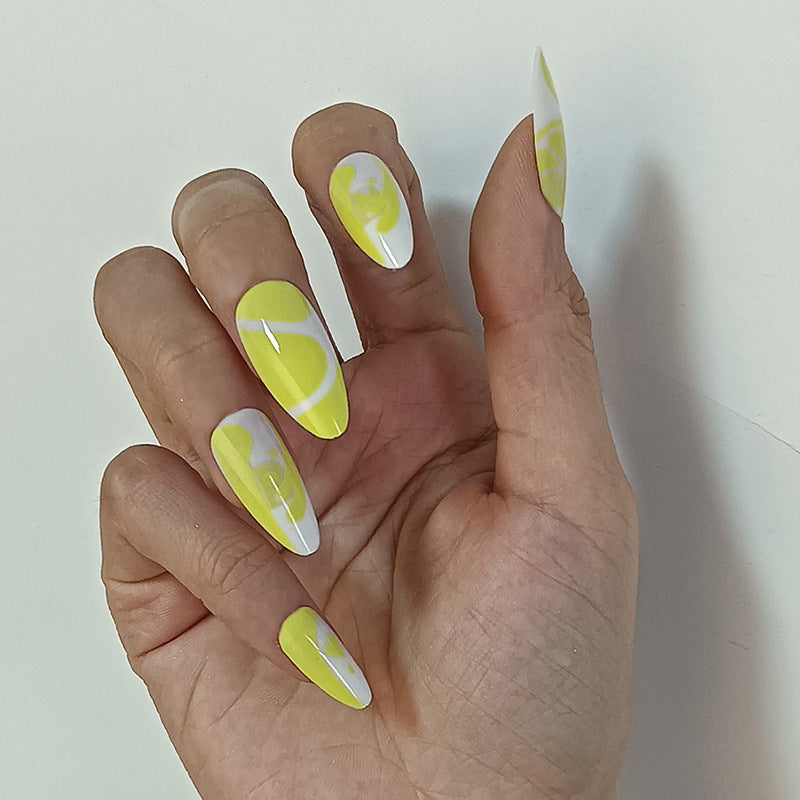 Artificial nail set with unique patterns Acalora