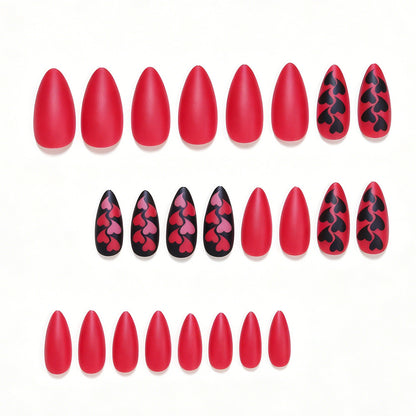 Heart Pattern Nail Art Kit Acalora