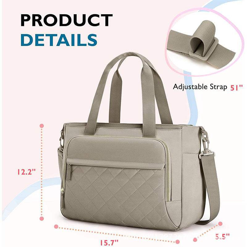 Quilted Multi-Purpose Work Tote Acalora