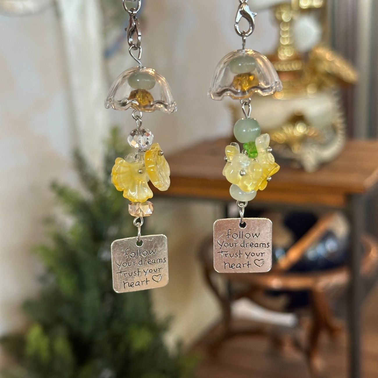 Inspirational Charm Keychain Acalora