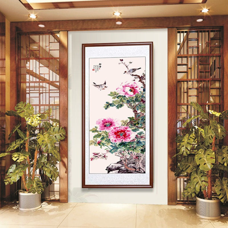 Elegant Floral Wall Decoration Print