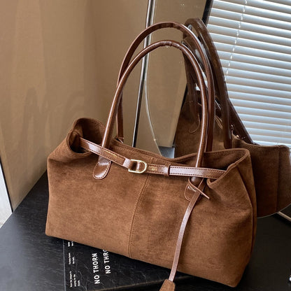 Suede Tote Bag Acalora