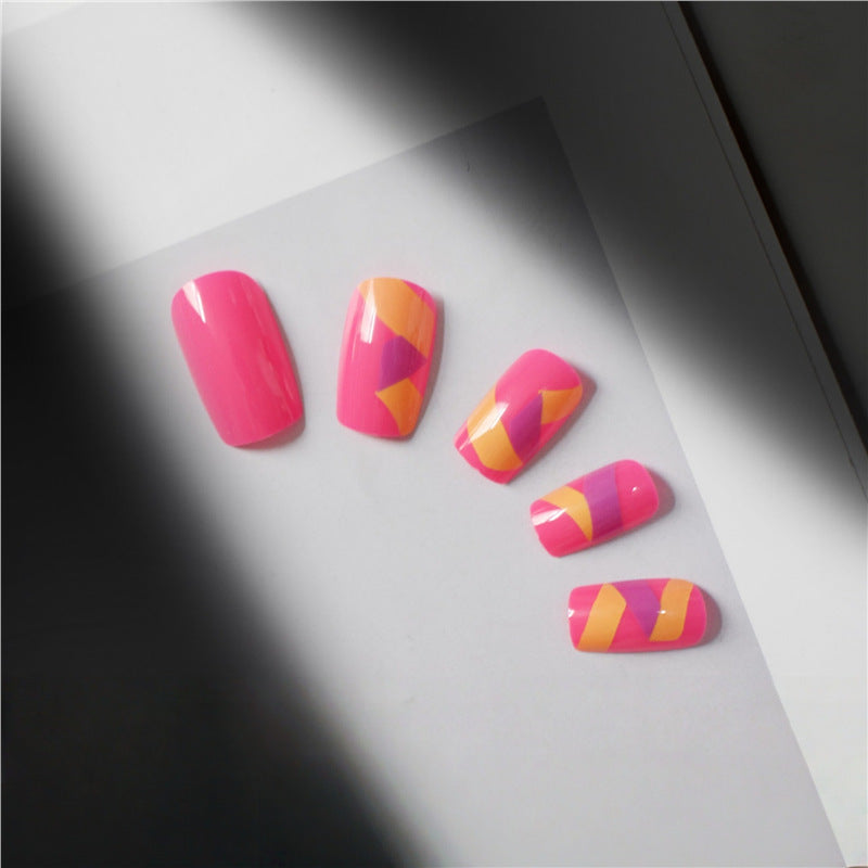Vibrant Nail Art Press-On Set Acalora