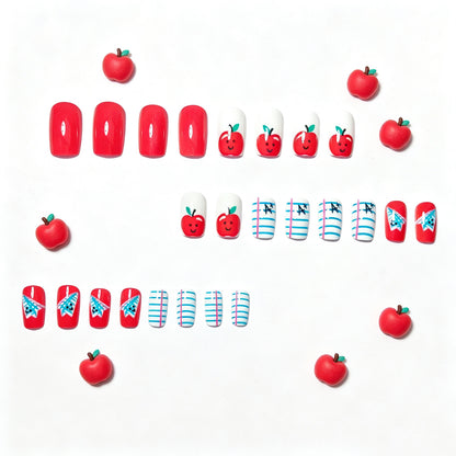 Creative School-Themed Nail Art Acalora