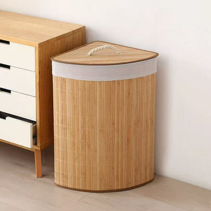 Storage basket with natural bamboo design Acalora