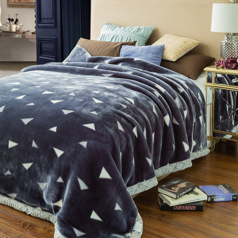 Decorative Fleece Throw Blanket