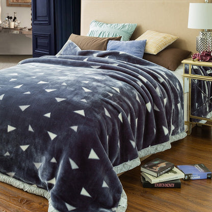 Decorative Fleece Throw Blanket