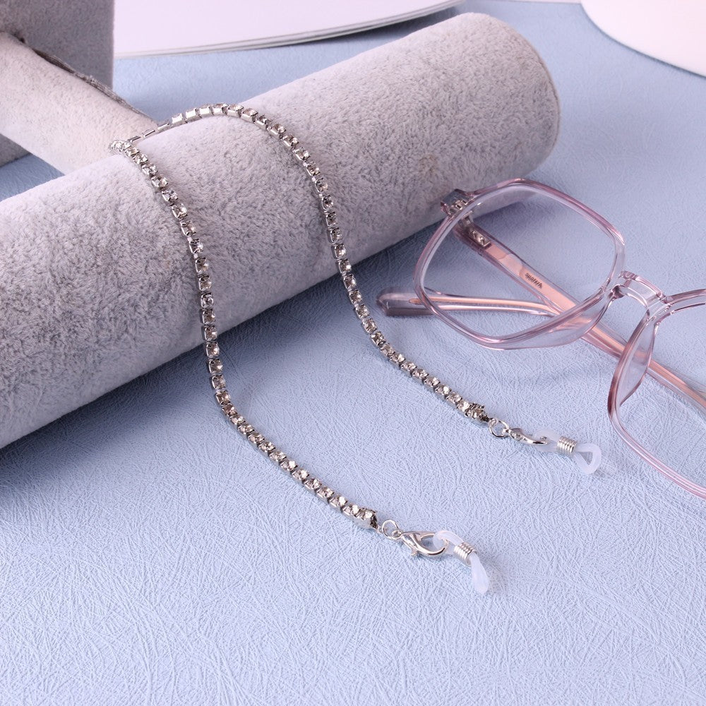 Sparkling Rhinestone Eyewear Chain Acalora