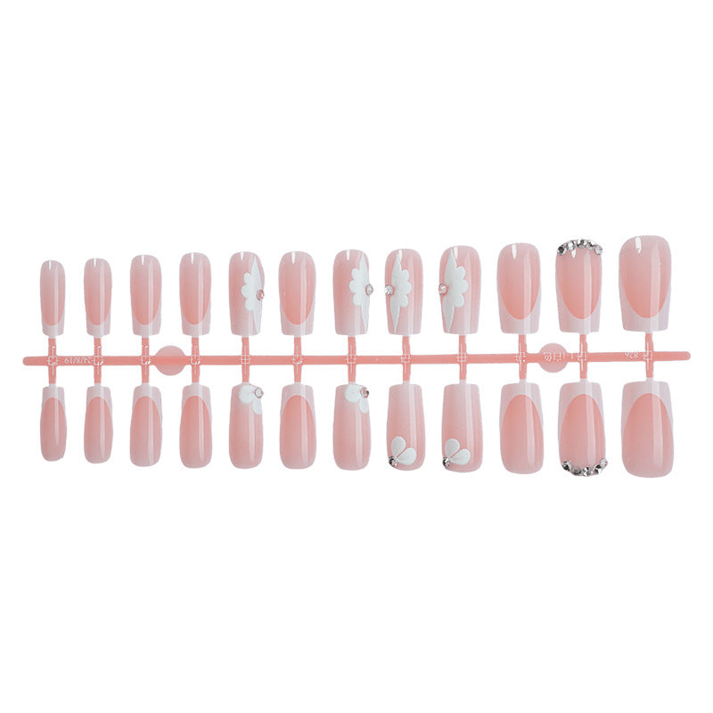 Floral Decorative Press-On Nails Acalora