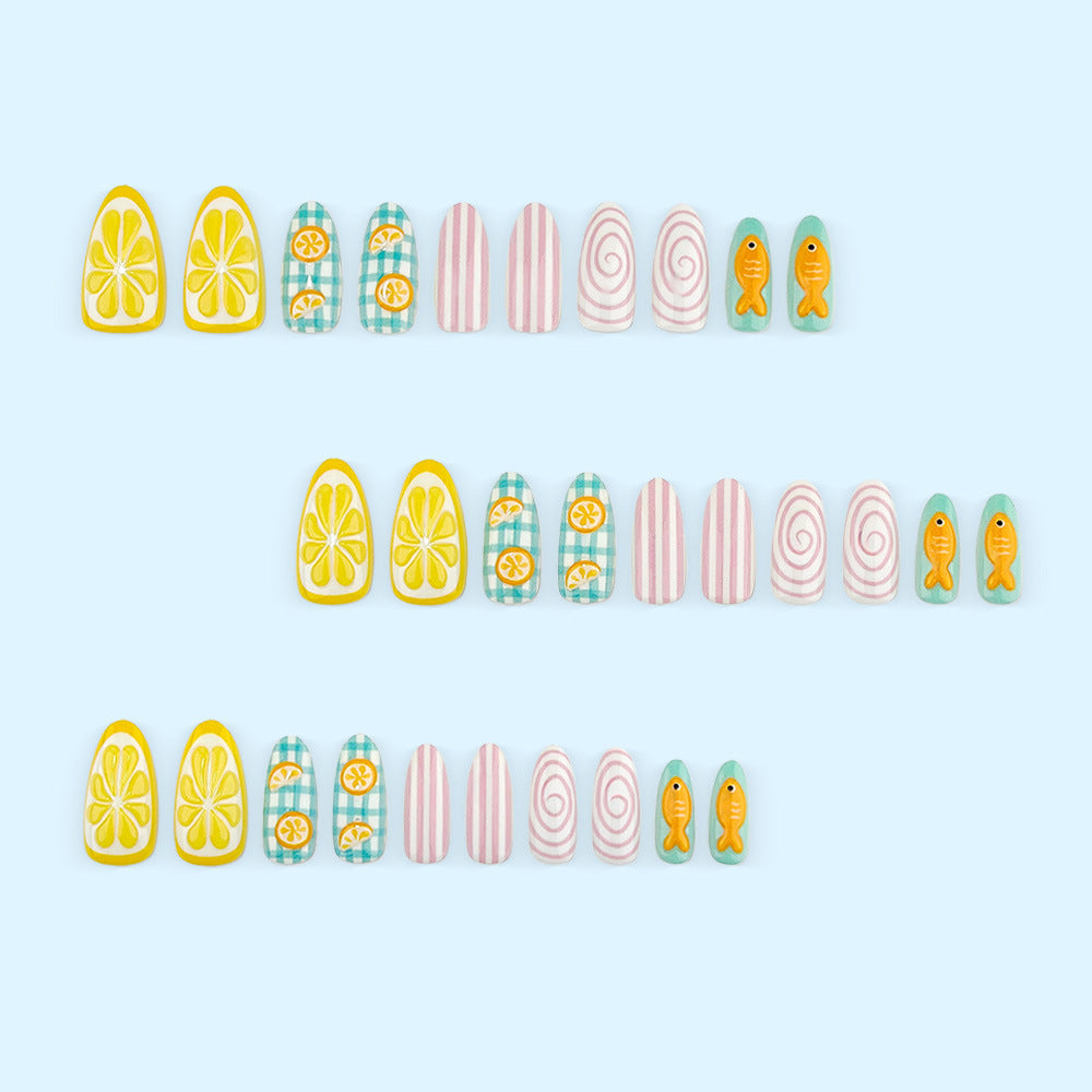 Fruit-designed artificial nails Acalora