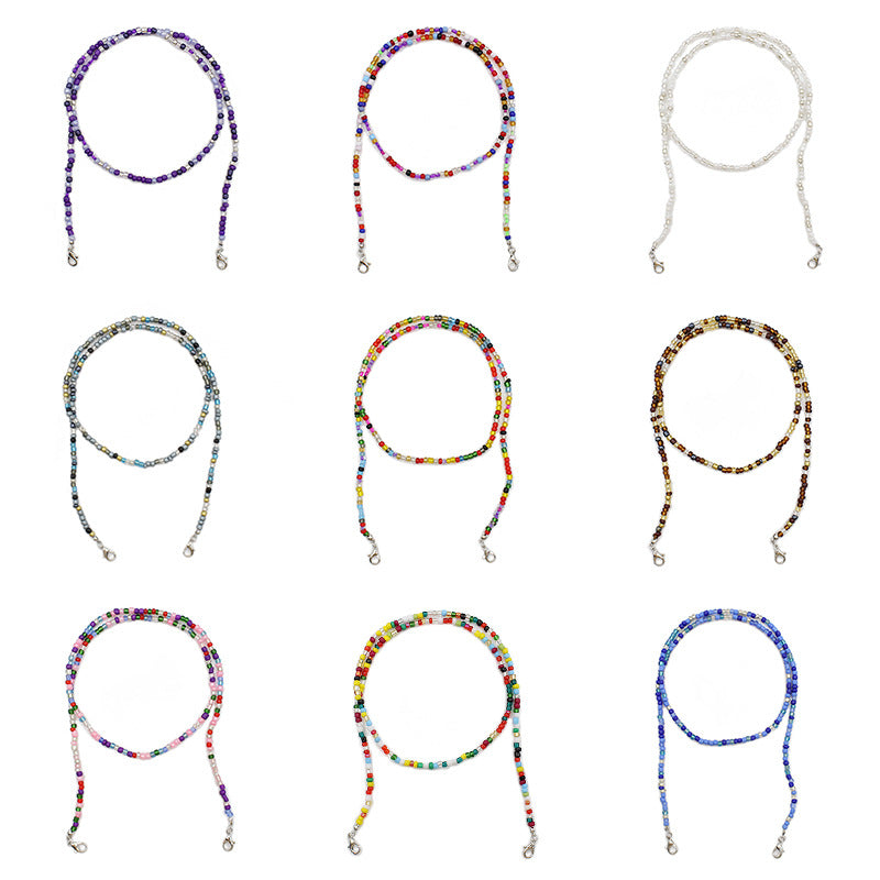 Artistic Beaded Eyewear Chain Acalora