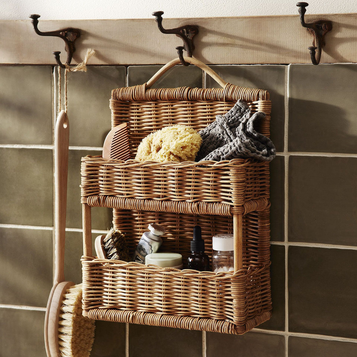 Multi-Tiered Woven Storage Organizer Acalora