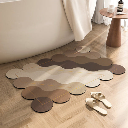 Abstract Shaped Bath Mat