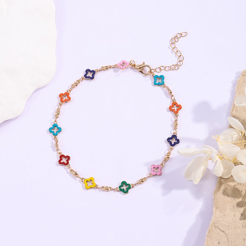 Colorful Charm Anklet Acalora
