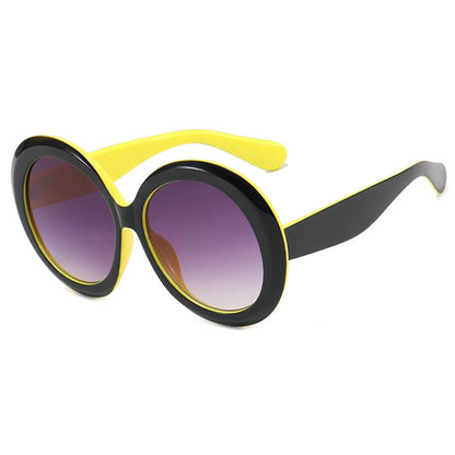 Ladies fashionable sunglasses with large frame and UV protection Bowlift