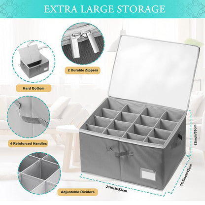 Multifunctional shoe storage box with compartments Acalora