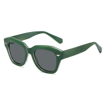 Women stylish sunglasses in modern design with transparent frame Bowlift