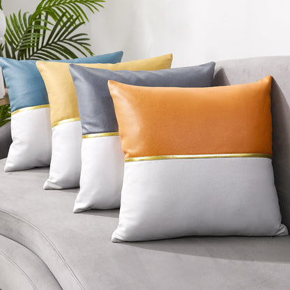 Elegant Trimmed Decorative Cushion