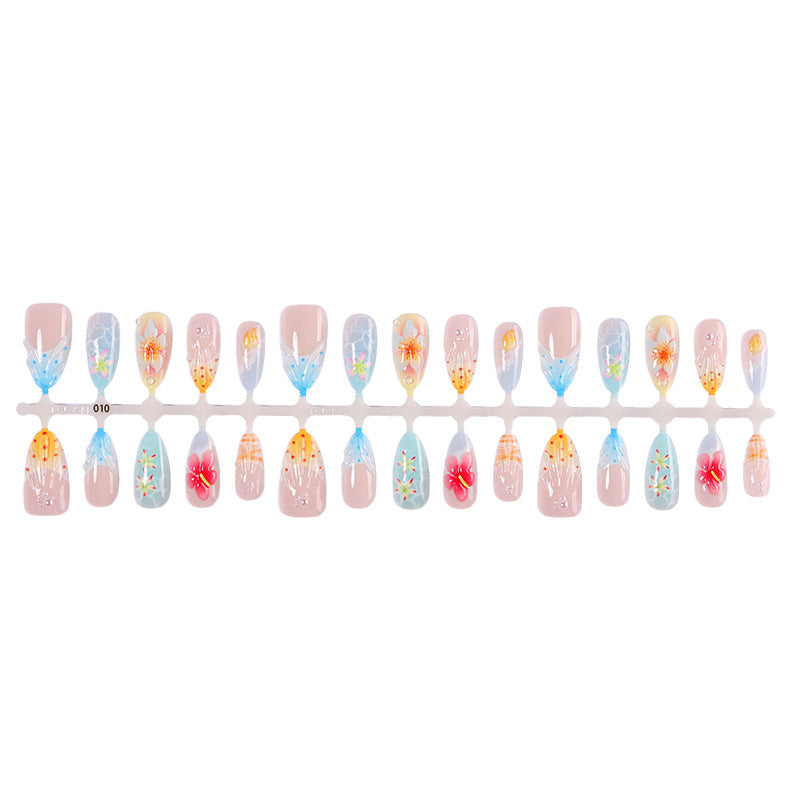 Artistic Floral Nail Art Set Acalora