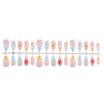Artistic Floral Nail Art Set Acalora