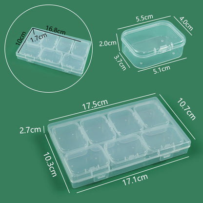 Compact Multi-Compartment Storage Box Acalora