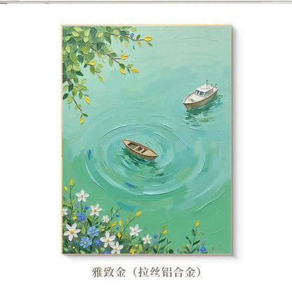 Serene Abstract Landscape Canvas Art