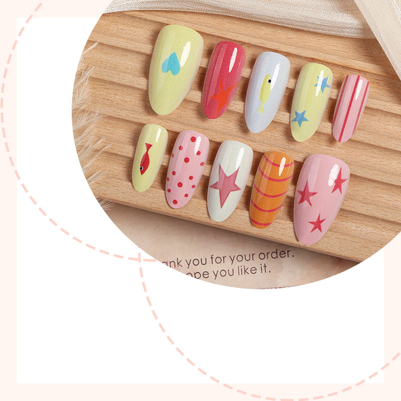 Creative Cartoon-Themed Press-On Nail Collection Acalora