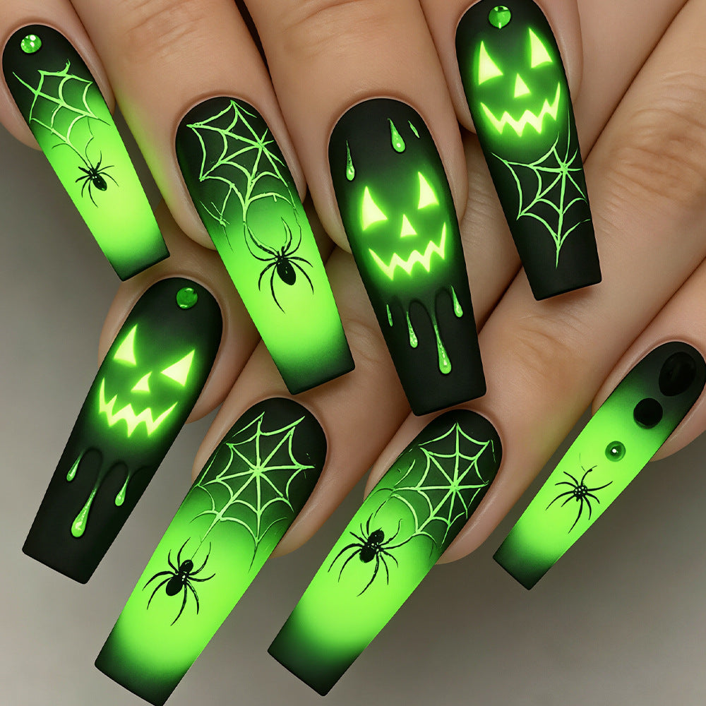 Halloween Themed Glow-in-the-Dark Nail Art Set Acalora