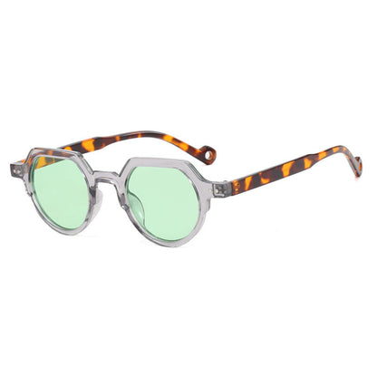 Women's geometric sunglasses with protective UV filter and robust frame Karnz