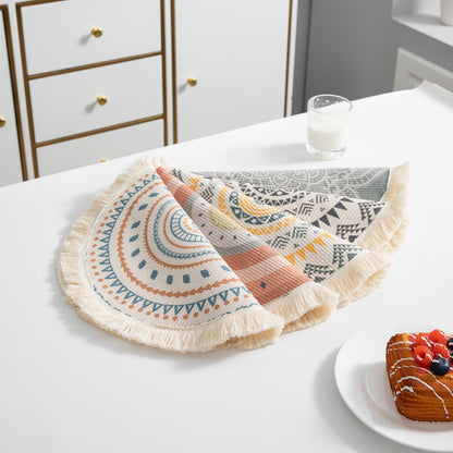 Round Bohemian Decor Table Mat