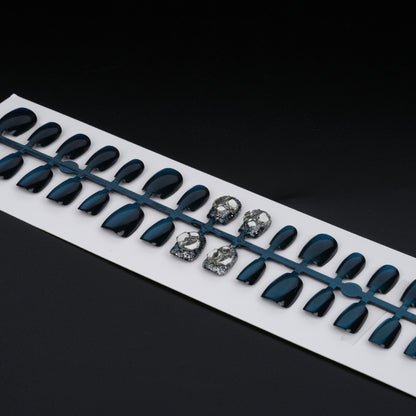 Premium Rhinestone-Studded Press-On Nail Set Acalora