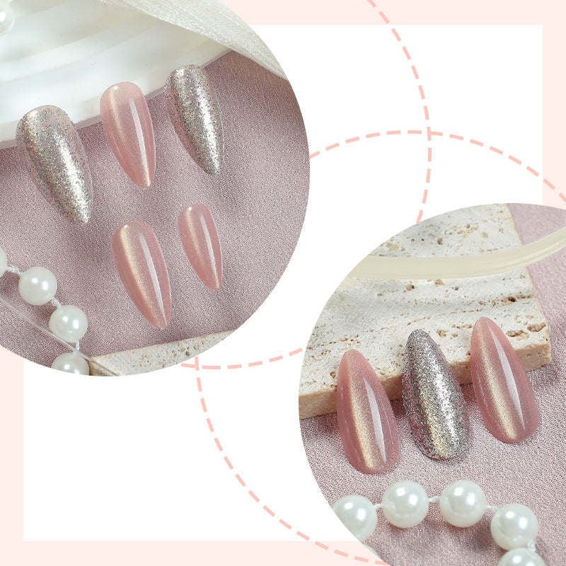 Sparkling Glitter Press-On Nail Set Acalora