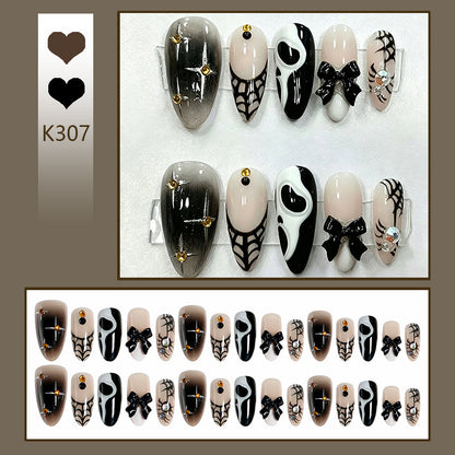 Creative Halloween Nail Art Set with Creepy Design Acalora
