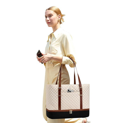 Insulated Lunch Tote with Multi-Pocket Design Acalora
