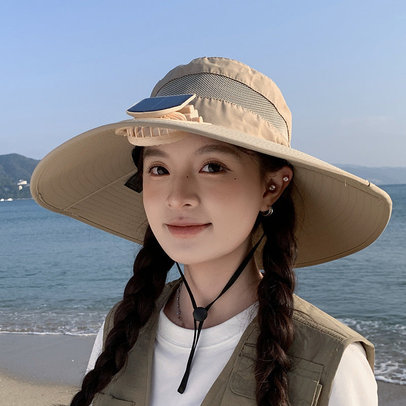 wide-brimmed outdoor sun hat with UV protection, breathable mesh, and adjustable chin strap Bowlift