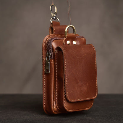 EliteGuard – Luxurious Leather Hip Bag for Men Skanto