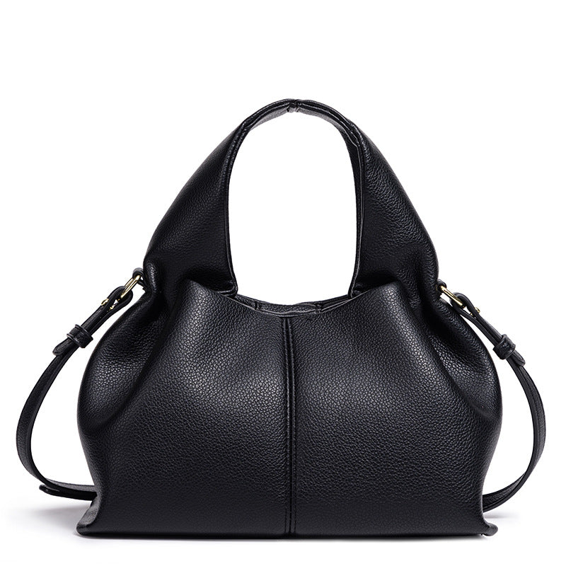 Chic Structured Leather Handbag Acalora