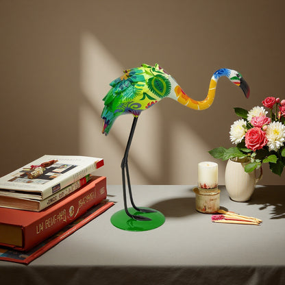 Artistically designed Flamingo sculpture Acalora