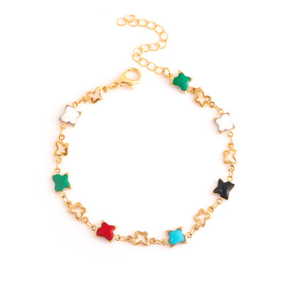 Colorful Star Charm Bracelet Acalora