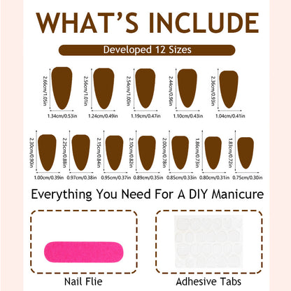 Trendy Press-On Nail Set Acalora