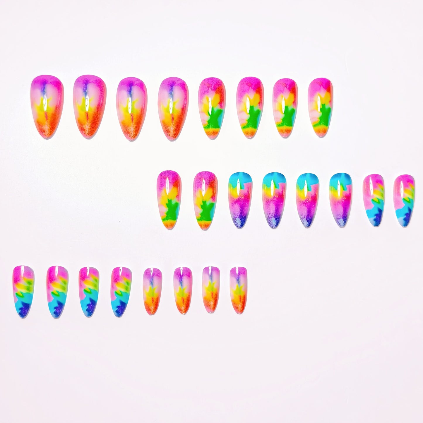 Abstract Swirl Nail Art Acalora