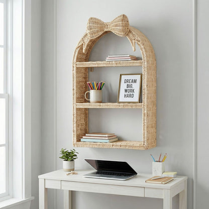 Basket shelf with bow motif Acalora