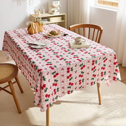 Elegant Checkered Tablecloth