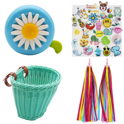 Decorative Woven Bike Basket Acalora