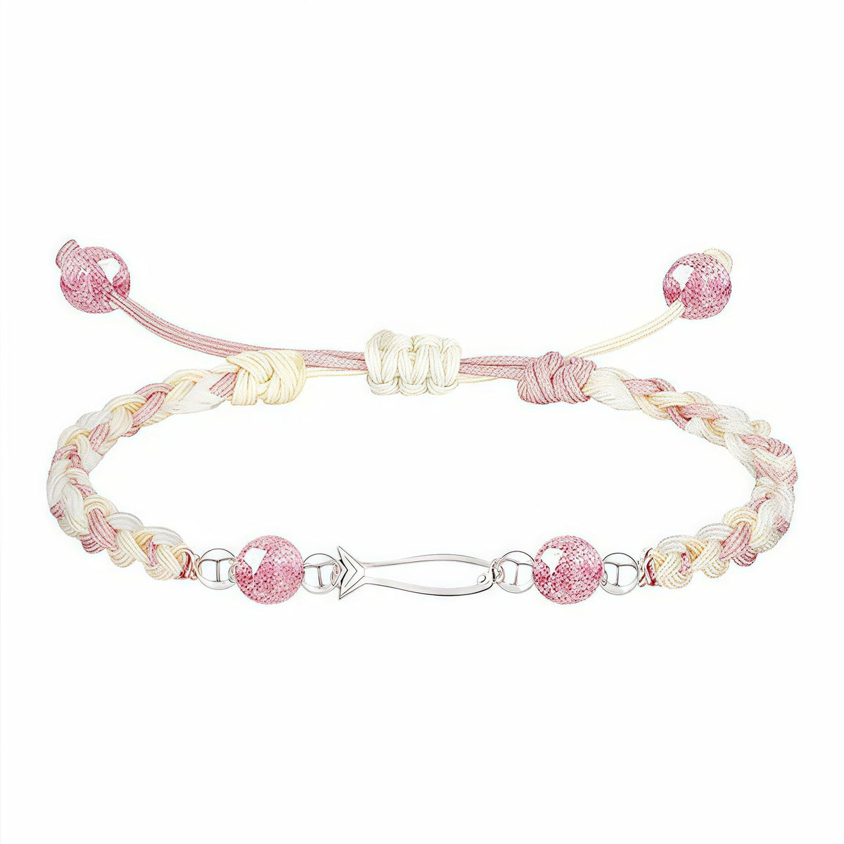 Adjustable Braided Bead Bracelet Acalora