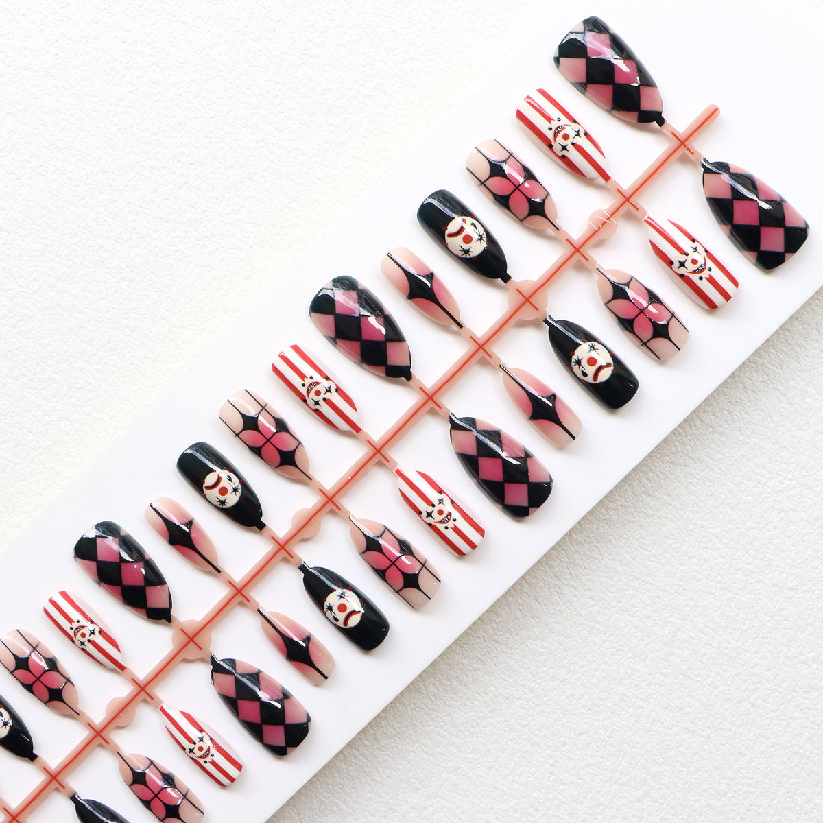 Whimsical Artistic Press-On Nail Set Acalora